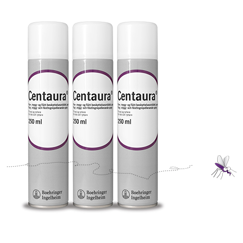 Med Centaura slipper du besvär med insekter